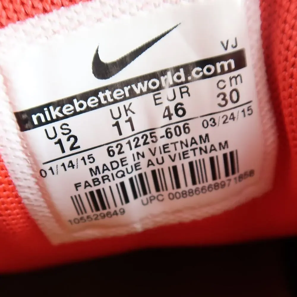 Nike Shoes Mens 12 Sneakers Air Max Tailwind 6 Athletic Trainer Runner Red Black